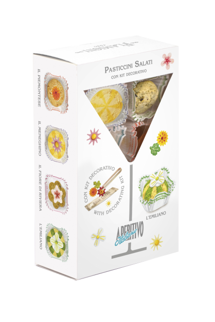 Pacchetto assortito 100g pasticceria salata con kit decorativo